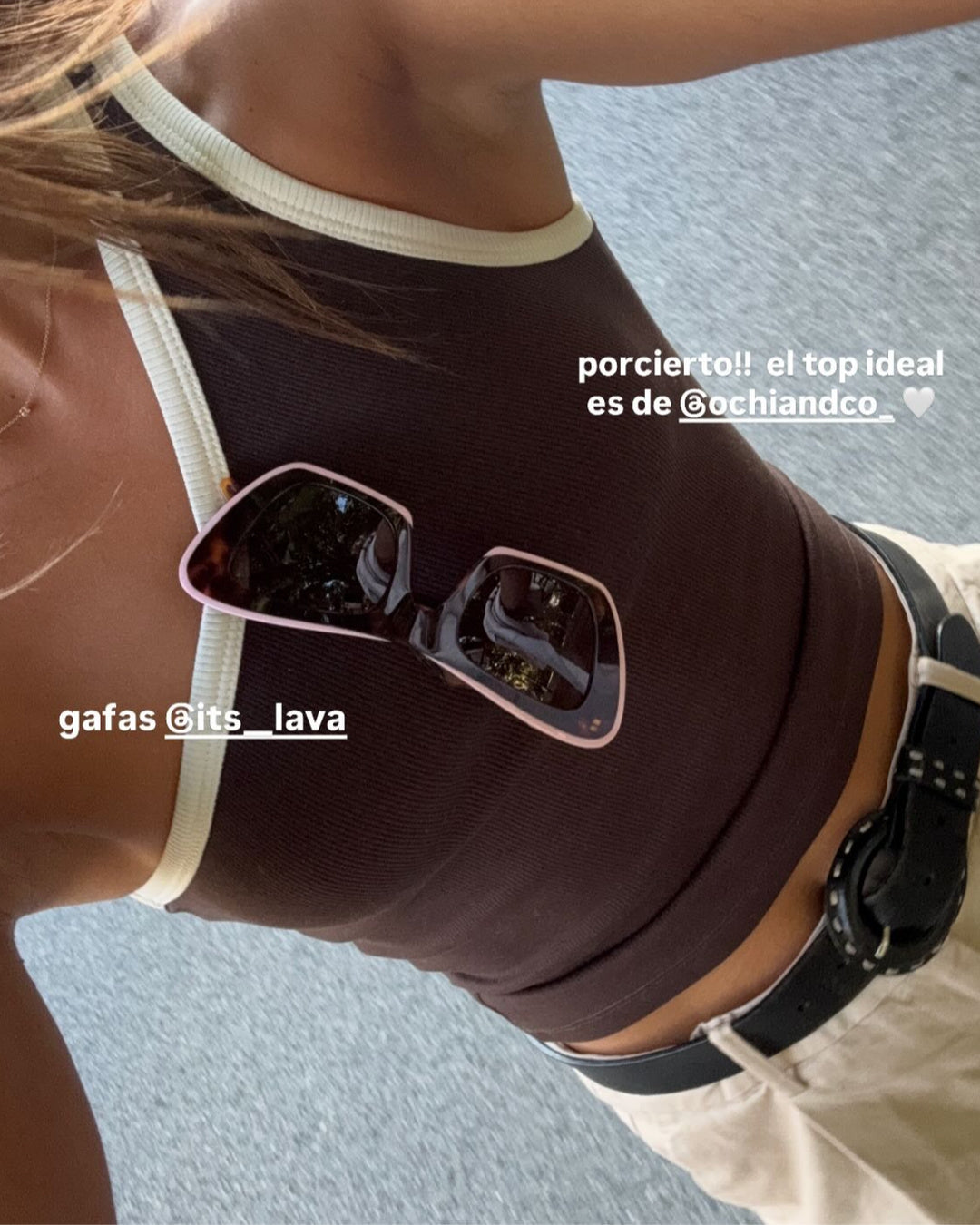 Top asimétrico duo - Detalle producto Ochi and Co