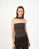 Nusa strapless top - Detalle producto Ochi and Co