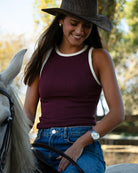 Tank top halter - Vista lateral