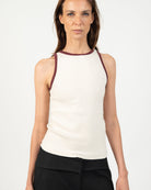 Tank top halter color Crudo - Ochi and Co