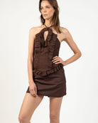 Top napali color Marrón - Ochi and Co