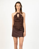 Top napali - Detalle de tela