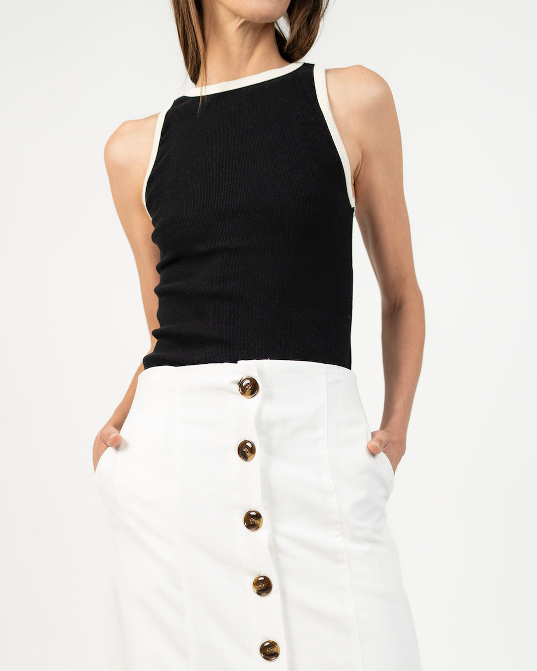 Tank top halter - Vista lateral