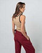 Tank top color Negro - Vista trasera