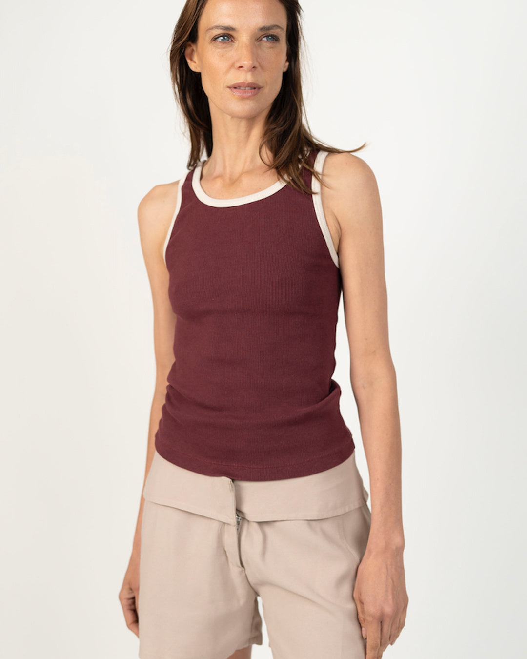 Tank top color Crudo - Ochi and Co
