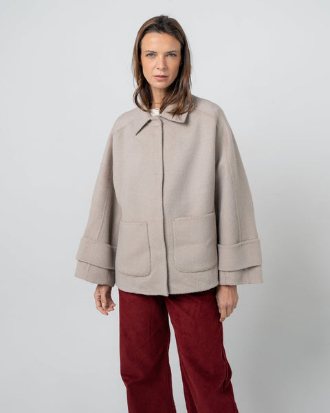 Abrigo alpaca y lana - "Like Your Grandma's Coat"